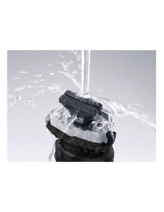 PANASONIC Afeitadora eléctrica recargable para hombre, Wet & Dry, ES-LS9AX, afeitado húmedo y seco, navajas 5D flexible