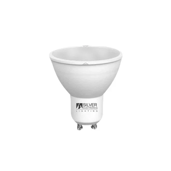 Silver Bombilla LED Eco Multi 7W GU10 Luz Fría 6000K 567 lm 230V 120º 55x50mm Larga Vida 15.000h Clase A+