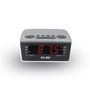 Elbe CR-932 Radio Despertador Digital AM/FM con Pantalla LED 6'' y Memoria 20 Emisoras
