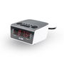 Elbe CR-932 Radio Despertador Digital AM/FM con Pantalla LED 6'' y Memoria 20 Emisoras