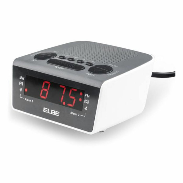 Elbe CR-932 Radio Despertador Digital AM/FM con Pantalla LED