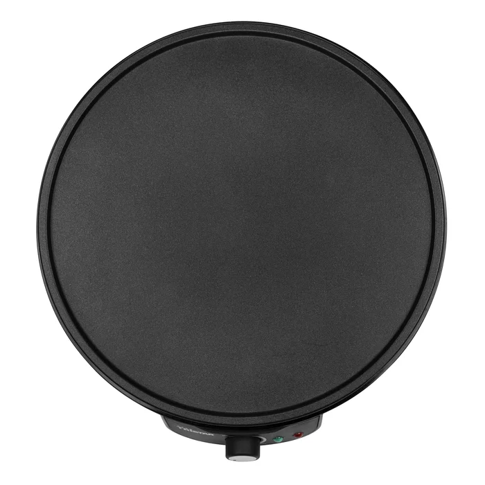 Tristar BP-2637 Crepera Eléctrica 1000W para Crepes y Tortillas, Plato Antiadherente Ø30 cm Negro, Incluye Espátula de Madera