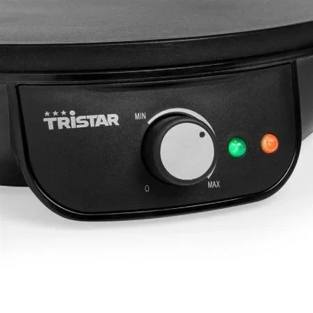 Tristar Crepera BP-2637 con Plancha Antiadherente Ø30cm y 1000W de Potencia, Ideal para Tortitas y Crepes en la Mesa Tristar Crepera BP-2637 con Plancha Antiadherente Ø30cm y 1000W de Potencia, Ideal para Tortitas y Crepes en la Mesa