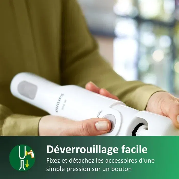 Philips Batidora Eléctrica HR2531/00 ProMix 650 W Blanca con Bol