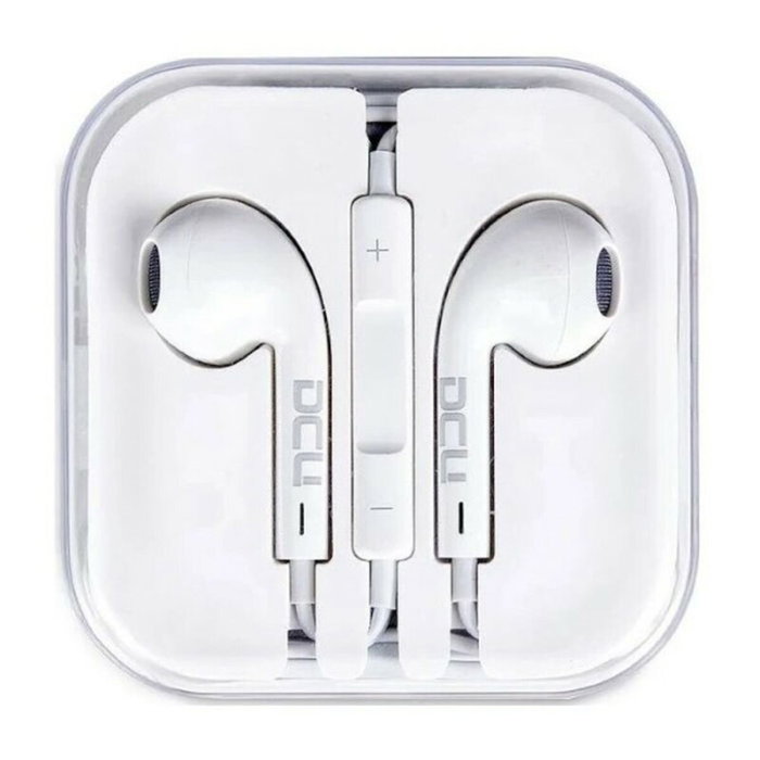 Auriculares de Botón DCU 34151000 Blanco