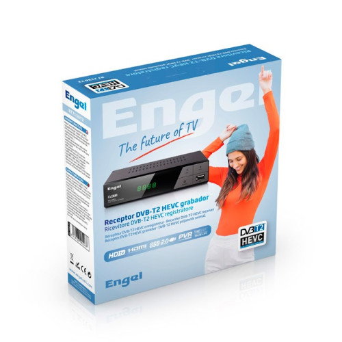 Engel Axil RT7130T2 descodificador para televisor Cable Full HD Negro Engel Axil RT7130T2 descodificador para televisor Cable Full HD Negro