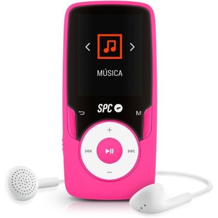 Reproductor MP4 SPC Pure Sound Extreme 8598P/ 8GB/ Pantalla 1.8"/ Radio FM/ Rosa Reproductor MP4 SPC Pure Sound Extreme 8598P/ 8GB/ Pantalla 1.8"/ Radio FM/ Rosa