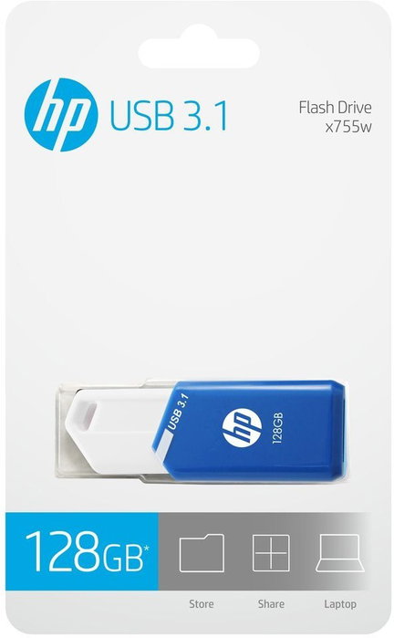 HP x755w Unidad Flash USB 128 GB Azul, Blanco HP x755w Unidad Flash USB 128 GB Azul, Blanco