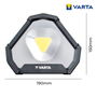 Varta Work Flex Stadium Light Linterna LED COB Recargable 1450lm IP54 Hasta 15h Batería Litio Resistente Caída 2m