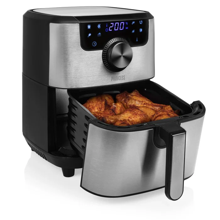 Freidora de aire caliente princess xxl 182033 (acero inoxidable (cepillado)/negro) 182033 Freidora de aire caliente princess xxl 182033 (acero inoxidable (cepillado)/negro) 182033
