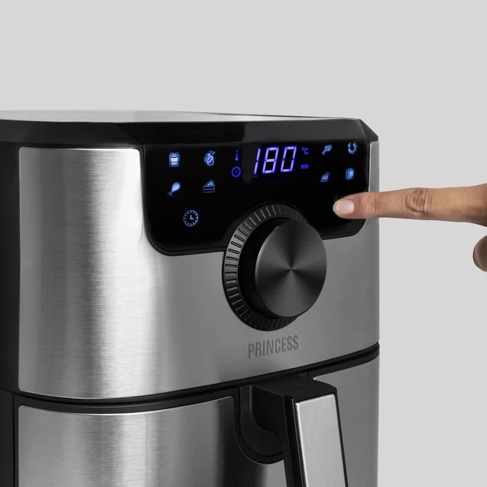 Freidora de aire caliente princess xxl 182033 (acero inoxidable (cepillado)/negro) 182033 Freidora de aire caliente princess xxl 182033 (acero inoxidable (cepillado)/negro) 182033