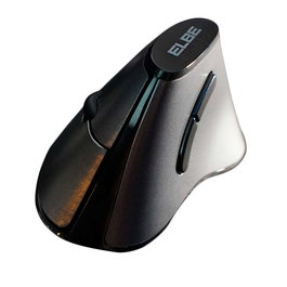 Elbe Ratón Inalámbrico Vertical Ergonómico RT-102 con Pila Incluida Negro