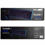 Elbe PTR-101 Pack Teclado y Ratón Inalámbricos Azul-Negro con Receptor Nano USB