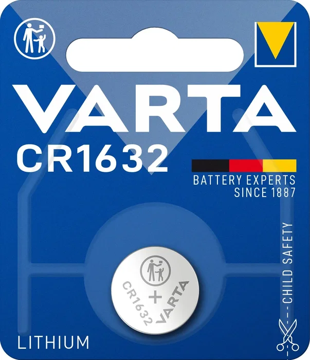 Varta CR 1632 Pila de Botón de Litio 3V Varta CR 1632 Pila de Botón de Litio 3V