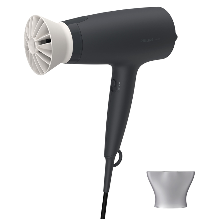 Philips Secador 3000 series BHD302/10 1600W ThermoProtect 3 ajustes velocidad/calor aire frío Philips Secador 3000 series BHD302/10 1600W ThermoProtect 3 ajustes velocidad/calor aire frío