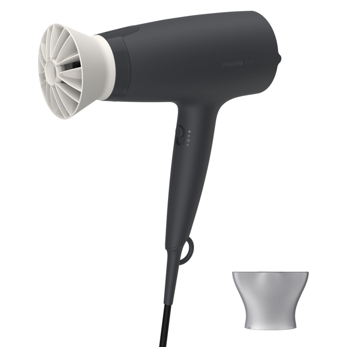 Philips Secador 3000 series BHD302/10 1600W ThermoProtect 3 ajustes velocidad/calor aire frío Philips Secador 3000 series BHD302/10 1600W ThermoProtect 3 ajustes velocidad/calor aire frío