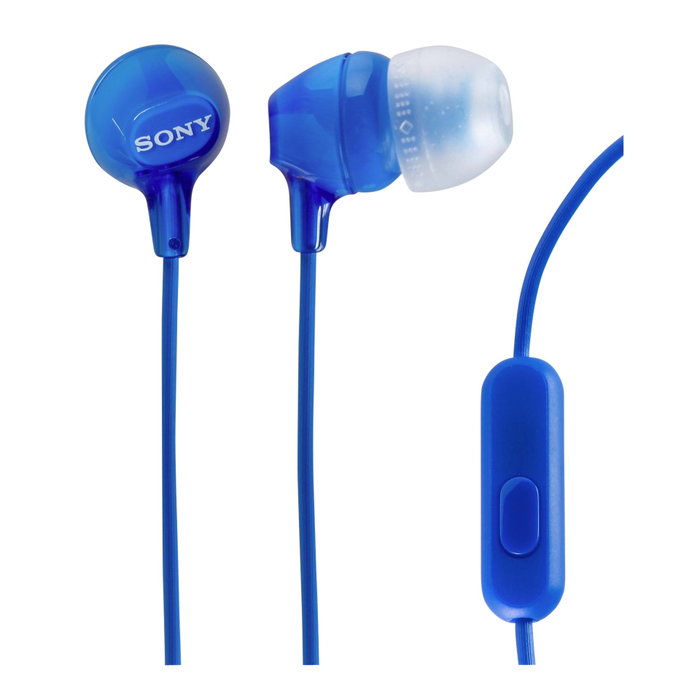 Sony MDR-EX15APLI Auriculares In-ear Azul con Micrófono