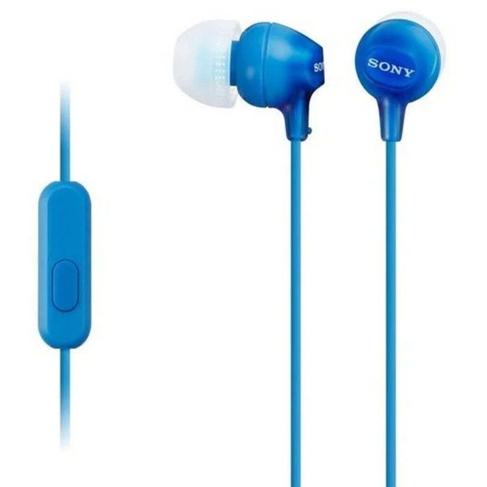 Sony MDR-EX15APLI Auriculares In-ear Azul con Micrófono