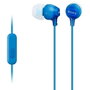 Sony MDR-EX15APLI Auriculares In-ear Azul con Micrófono