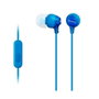 Sony MDR-EX15APLI Auriculares In-ear Azul con Micrófono