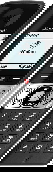 Alcatel Teléfono Inalámbrico DECT con Bloqueo de Llamadas y Manos Libres