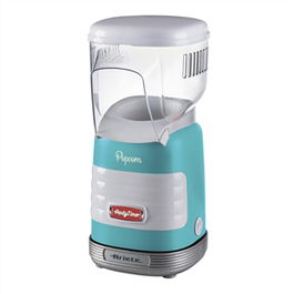 Ariete 2956/01 Máquina de Palomitas Party Time Popper Azul Retro Años 50 Libre Grasas