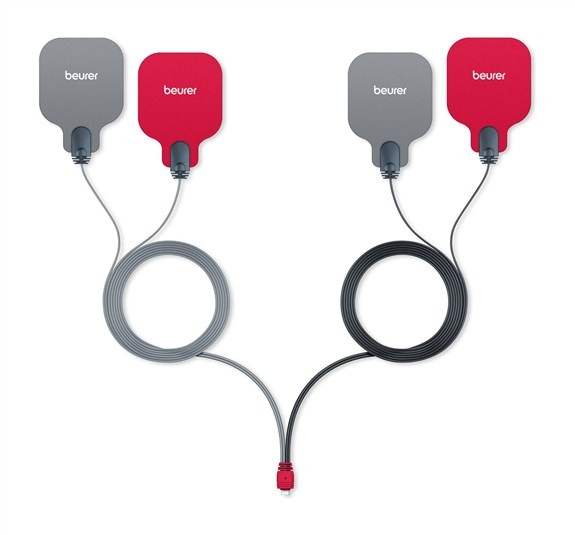 Beurer EM-59 Electroestimulador Digital con Función Calor para Dolor y Estimulación Muscular, Relajación y Masaje