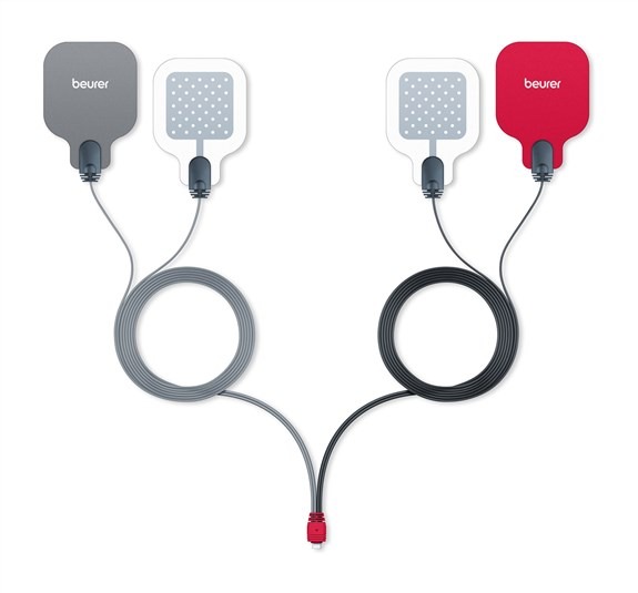 Beurer EM-59 Electroestimulador Digital con Función Calor para Dolor y Estimulación Muscular, Relajación y Masaje