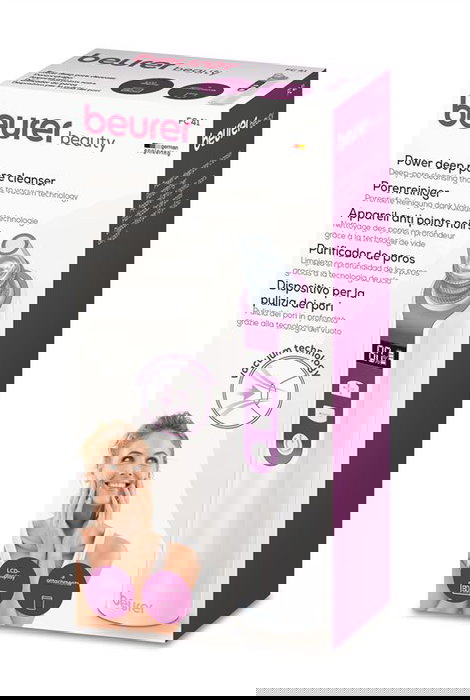 Beurer FC-41 Limpiador de Poros con Batería de Litio para Limpieza Profunda y Piel Joven