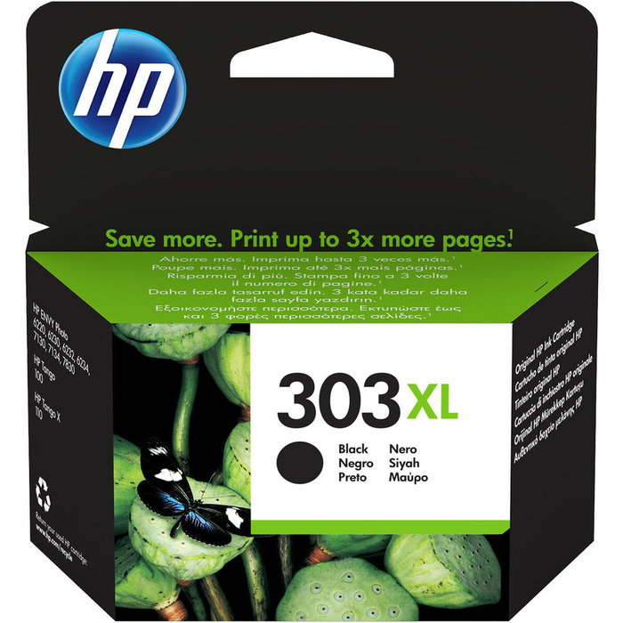 HP Cartucho de Tinta Negra Nº 303XL