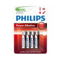 Philips Pila Alcalina LR03 AAA 1.5V Blister 4 Unidades