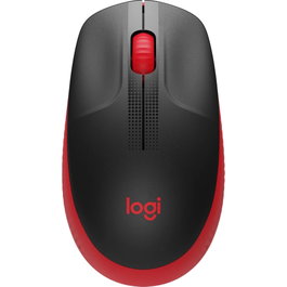 Logitech M190 Ratón Inalámbrico Rojo
