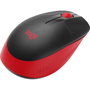 Logitech M190 Ratón Inalámbrico Negro/Rojo