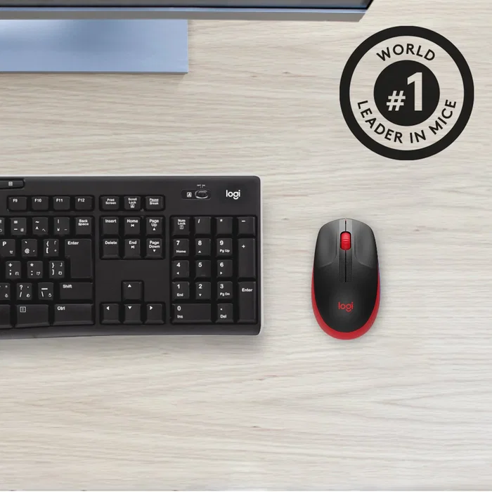 Logitech M190 Ratón Inalámbrico Negro/Rojo Logitech M190 Ratón Inalámbrico Negro/Rojo