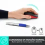 Logitech M190 Ratón Inalámbrico Negro/Rojo