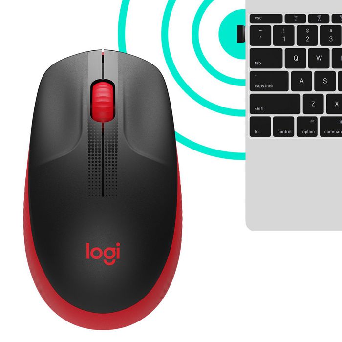 Logitech M190 Ratón Inalámbrico RF Completo, Pilas Alcalinas, Rojo Logitech M190 Ratón Inalámbrico RF Completo, Pilas Alcalinas, Rojo