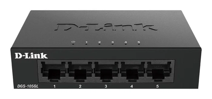 D-Link DGS-105GL/E 5 Puertos Gigabit Ethernet No Administrado Negro