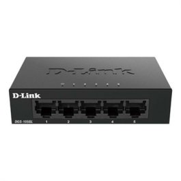 D-Link DGS-105GL/E Switch Gigabit de 5 Puertos No Administrado Negro