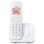 Panasonic KX-TGC210 Teléfono Inalámbrico DECT Blanco - Base + Terminal, Contestador Integrado, Identificador Llamadas, Agenda 50 contactos