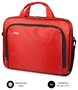 Subblim Maletín Oxford para Portátiles de 15,4-16 Pulgadas, Rojo