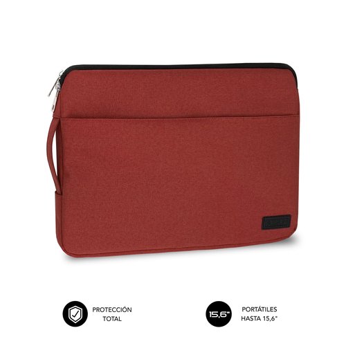 Subblim Urban Laptop Sleeve 15,6 pulgadas Rojo