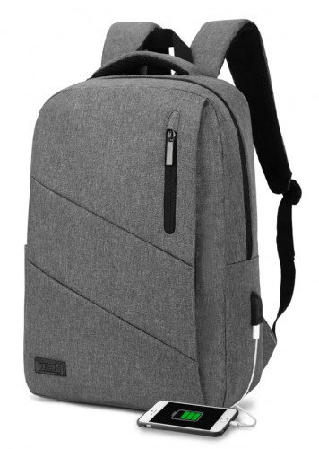 Subblim City Backpack Mochila para Portátil 15,6 Pulgadas Gris
