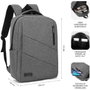Subblim City Backpack Mochila para Portátil 15,6 Pulgadas Gris