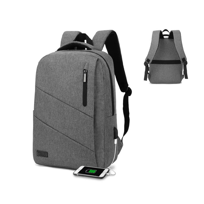 Subblim City Backpack Mochila para Portátil 15,6 Pulgadas Gris