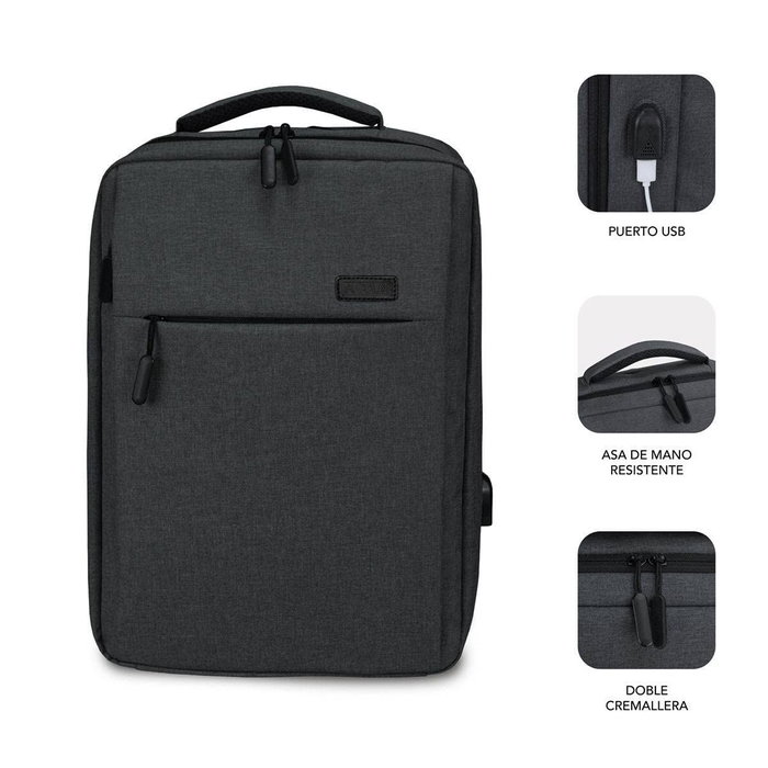 Subblim Mochila Traveller Airpadding 15,6 Pulgadas Gris Subblim Mochila Traveller Airpadding 15,6 Pulgadas Gris