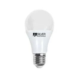 Silver Electronics Bombilla LED Forma A E27 10W (Equivalente a 70W) 810 Lúmenes 3000K Blanco Cálido Clase A+ Sensor Día/Noche 602423