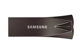 Samsung BAR Plus 128GB USB Flash Drive MUF-128BE4/APC - USB 3.1, Cuerpo Metálico, Resistente al Agua y Golpes, Titan Gray