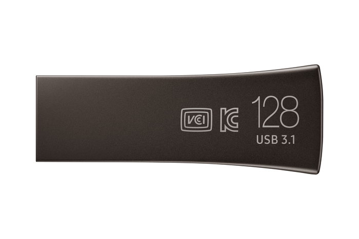 Samsung Pendrive USB 3.1 128GB BAR Plus Modelo Titan Gray Samsung Pendrive USB 3.1 128GB BAR Plus Modelo Titan Gray