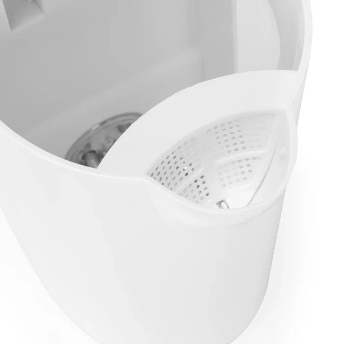 Tristar WK-3380 Hervidor Eléctrico de Agua, 1.7 Litros de Capacidad, 2200W de Potencia, Blanco, Apagado Automático, Filtro Antical y Base Antideslizante