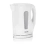 Tristar WK-3380 Hervidor Eléctrico de Agua, 1.7 Litros de Capacidad, 2200W de Potencia, Blanco, Apagado Automático, Filtro Antical y Base Antideslizante